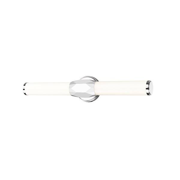 Z-Lite Cooper Vanity, 1-Light, 25 In.W x 4 In.L x 4.75 In.H, Chrome /Frosted 1010-25W-CH-LED - main